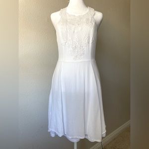 XOXO White embroidered Dress